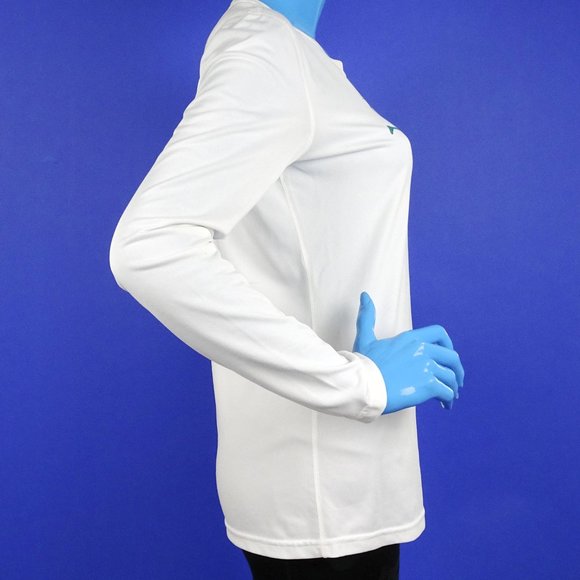 Nike Dri-Fit Long Sleeve Running Shirt Top M 8 10 - Picture 5 of 7